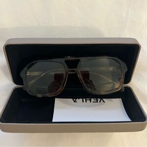 VEHLA tortoise Dixie sunglasses - sage green lens